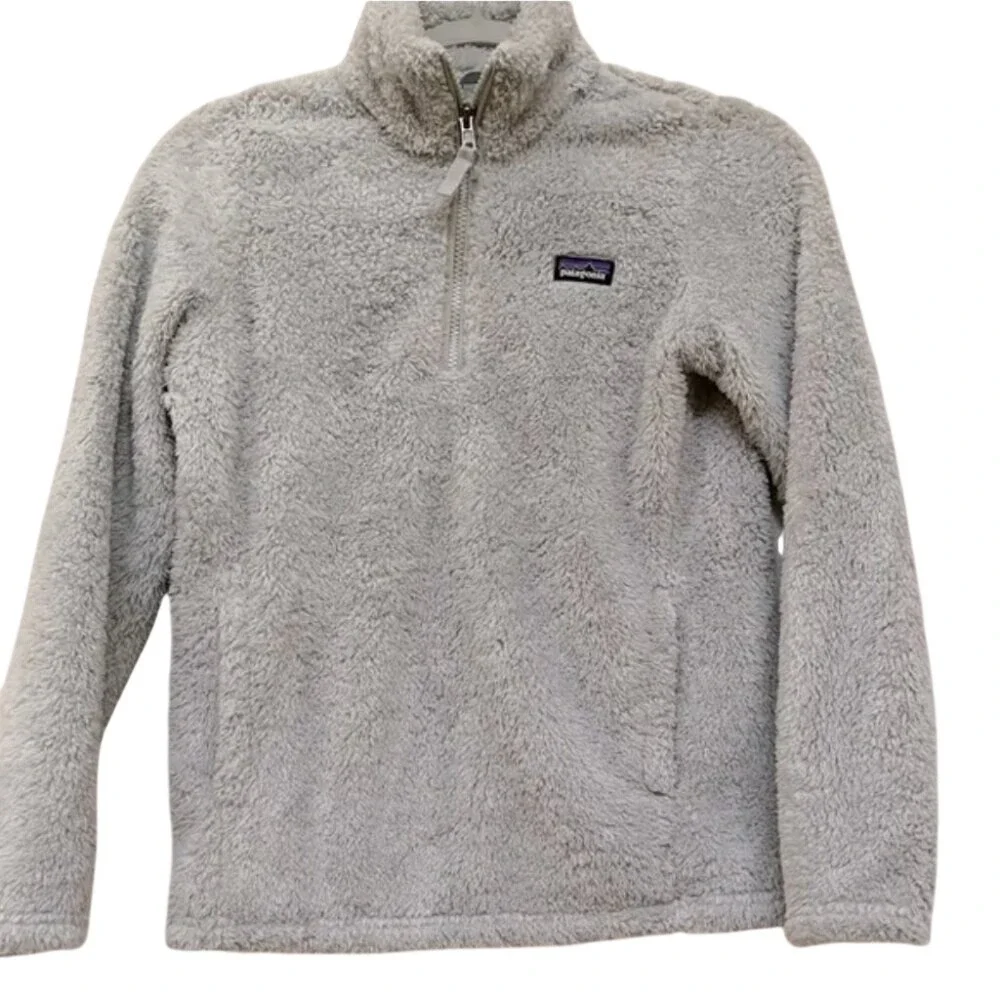 Patagonia Los Gatos Quarter Zip Fleece Pullover‎ Big Kid Sweater size 14